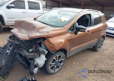 2019 Ford Ecosport Ses z USA, uszkodzony, nr VIN MAJ6S3JL2KC293695